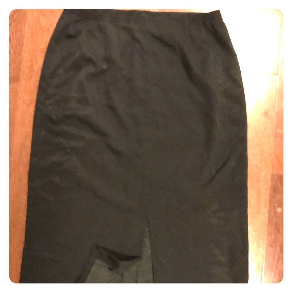 Black maxi skirt
